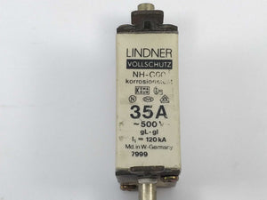 Lindner Vollschutz 79990357 Fuse 35A 500V NH-C00 gG 120kA