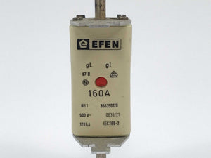 Efen 350350120 Fuse 160A 500V gL NH1 120kA 3 Pcs.