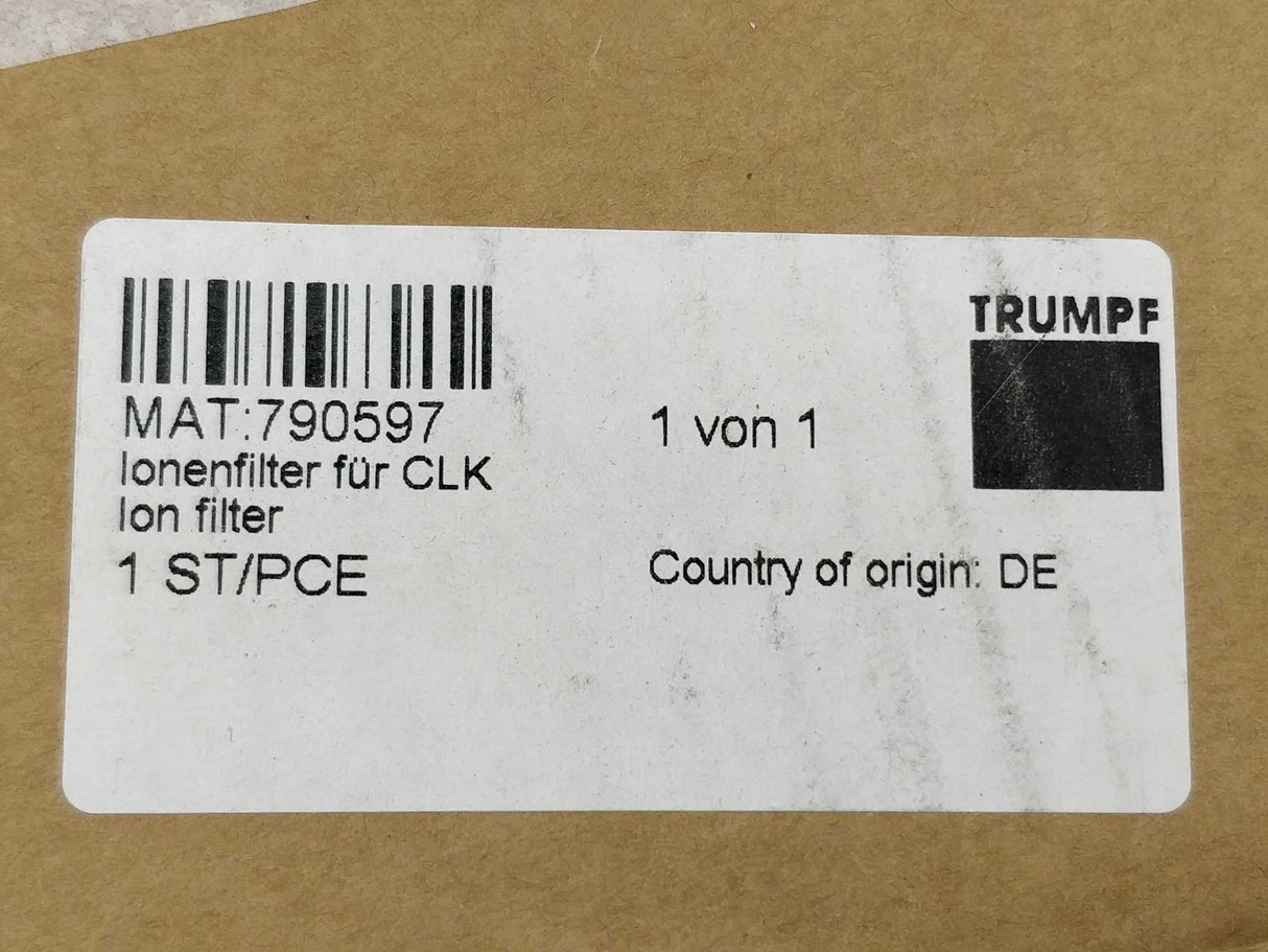 TRUMPF 790597 Ion filter