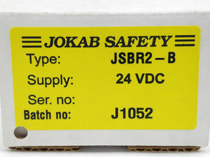 Jokab Safety JSBR2-B Safety module 24VDC 250VAC 6A