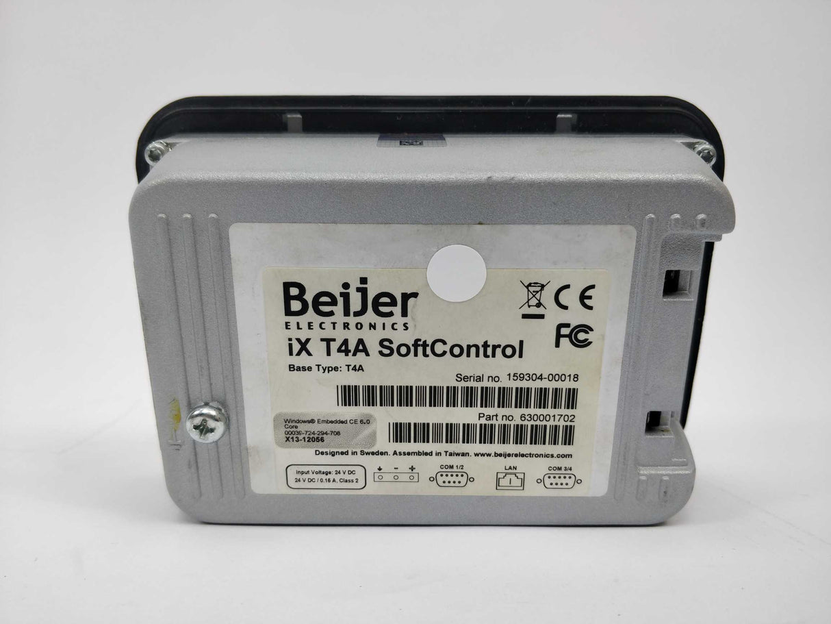 BEIJER ELECTRONICS 630001702 iX T4A Touch Operator Panel