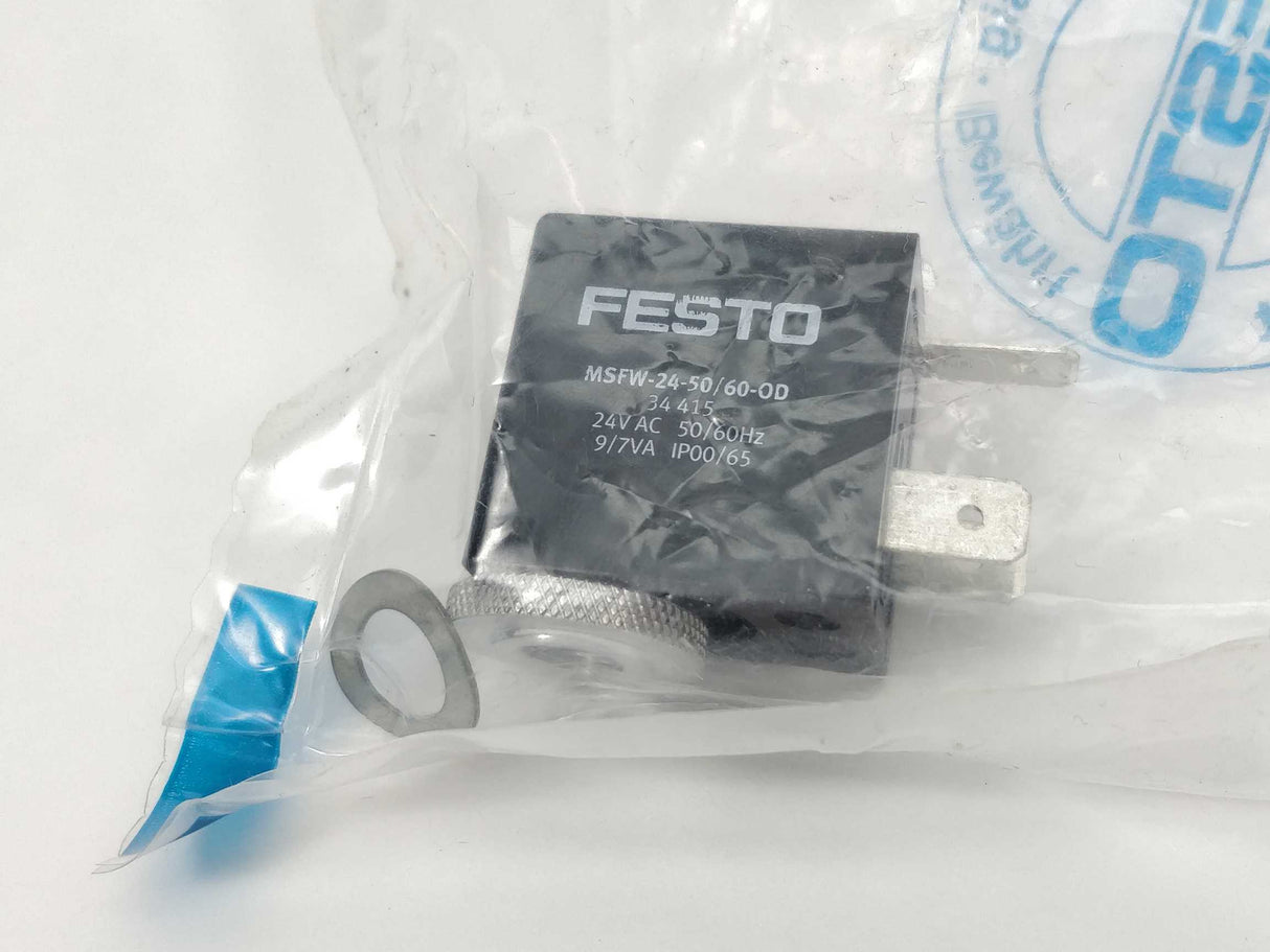Festo 34415 MSFW-24-50/60-OD Solenoid coil 24VAC 50/60Hz