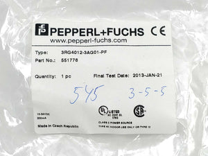 Pepperl+Fuchs 3RG4012-3AG01-PF Inductive Proximity Switch