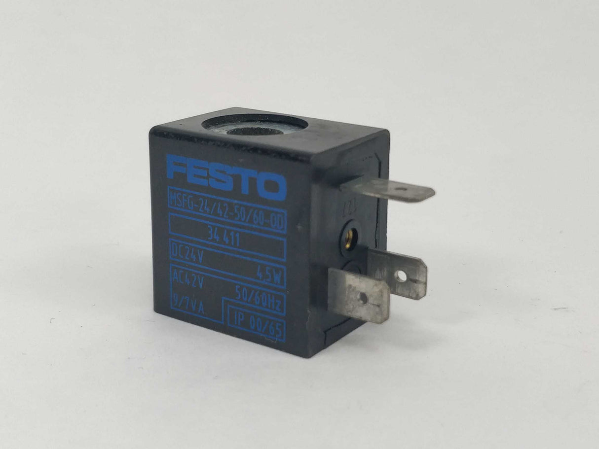 Festo 34411 Solenoid coil MSFG-24/42-50/60-OD