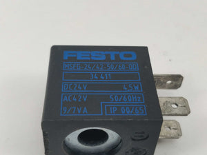 Festo 34411 Solenoid coil MSFG-24/42-50/60-OD