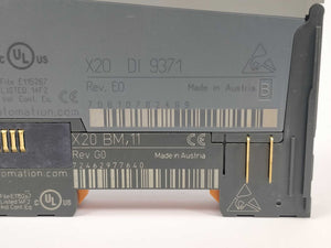 B&R X20DI9371 Digital input module with X20BM11 Bus module