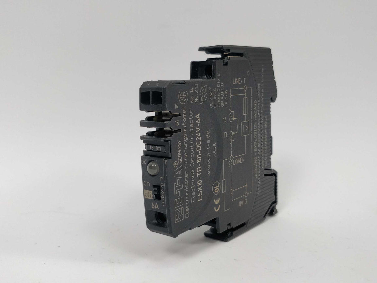 ETA ESX10-TB-101-DC24V-6A Electronic circuit protector