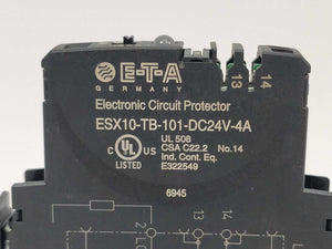 ETA ESX10-TB-101-DC24V-4A Electronic circuit protector