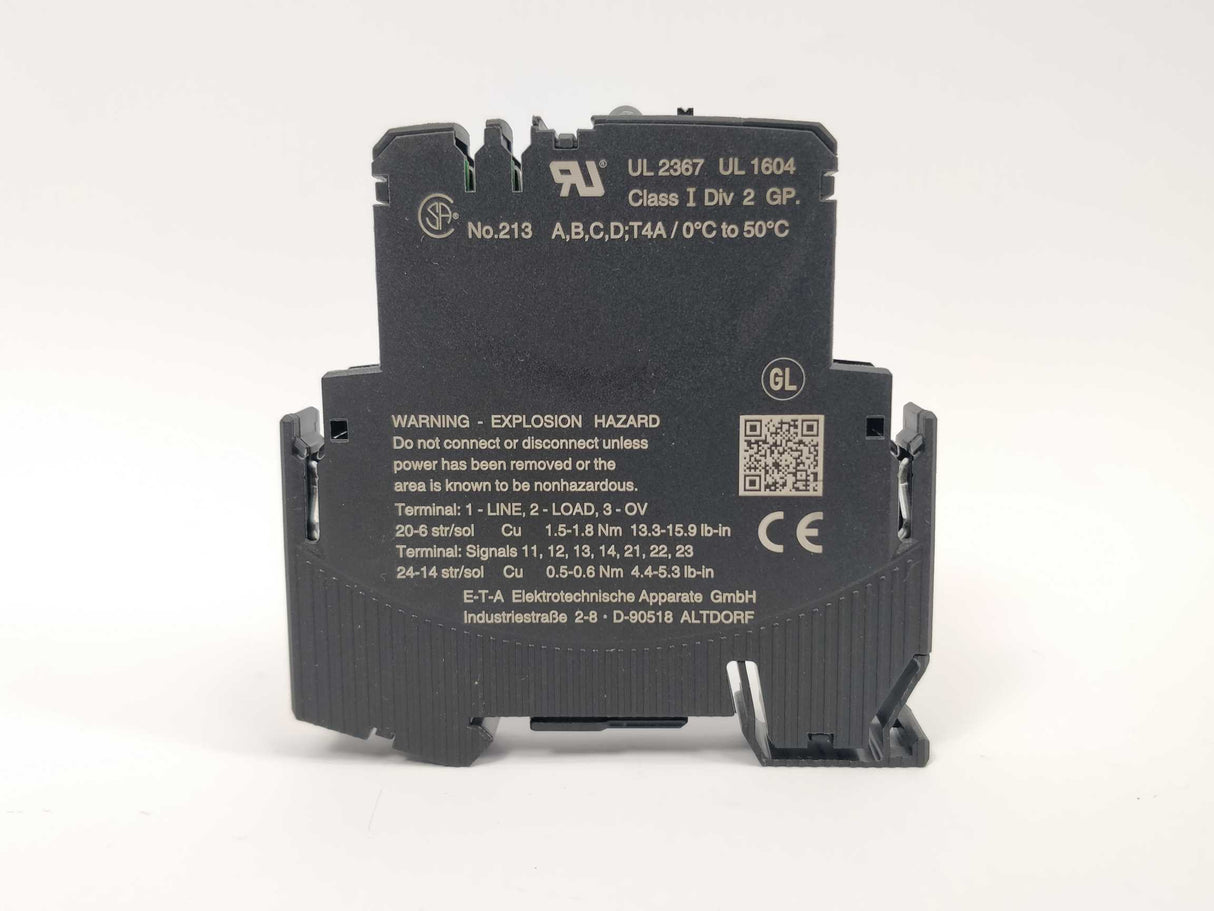 ETA ESX10-TB-101-DC24V-4A Electronic circuit protector