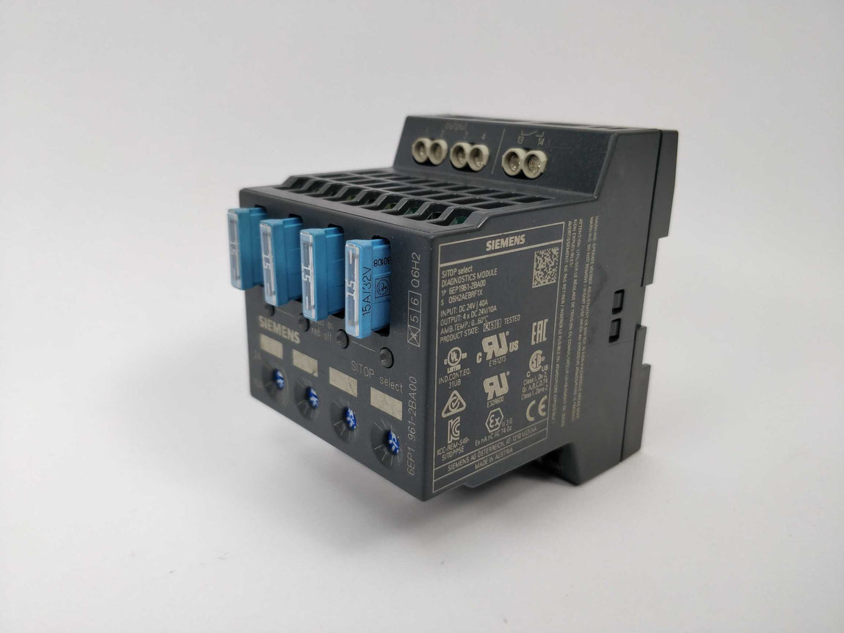 Siemens 6EP1961-2BA00 SITOP select Diagnostics module
