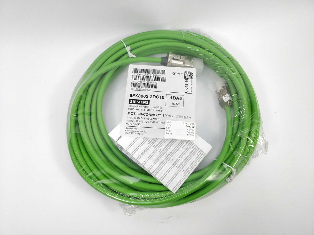 Siemens 6FX8002-2DC10-1BA5 Signal cable 10,5m