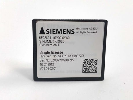 Siemens 6FC5811-1GY00-0YA0 SINUMERIK 808D Single license