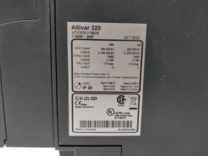 Schneider Electric ATV320U15M2B Altivar 320 1.5kW Variable speed drive