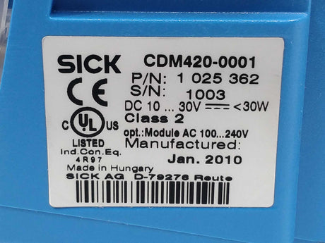 SICK 1025362 CDM420-0001 connection module