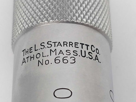 Starrett 663 Micrometer Head