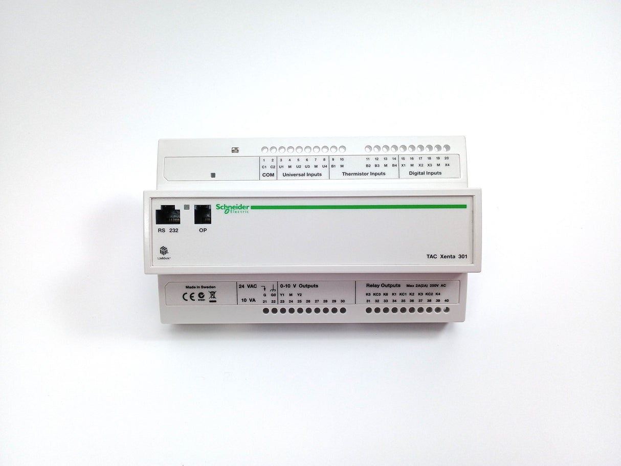 Schneider Electric 007300092 TAC Xenta 301 Programmable Controller