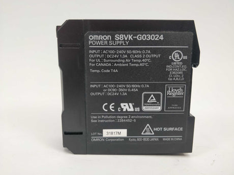 OMRON S8VK-G03024 Power supply