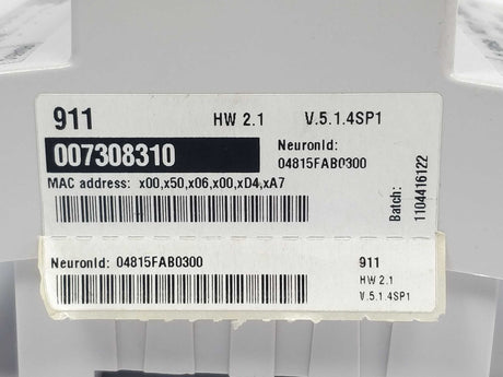 Schneider Electric 007308310 TAC Xenta 911