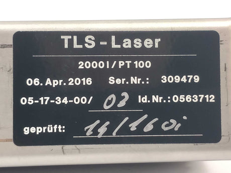 TRUMPF 0563712 05-17-34-00/03 TLS-Laser