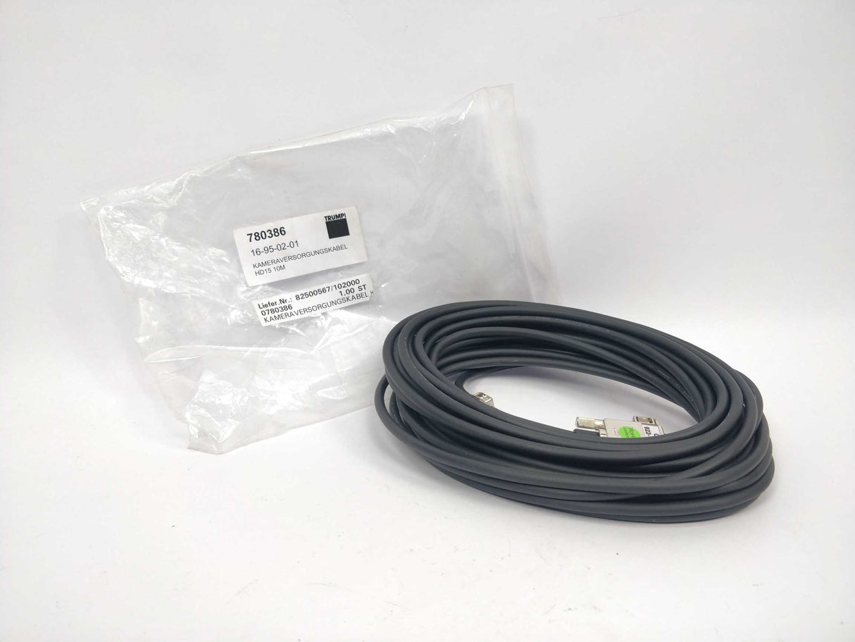 TRUMPF 16-95-02-01 780386 camera supply cable HD15 10m
