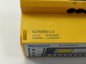 Bender  B94053008 RCMS490-L-2 Residual current evaluator