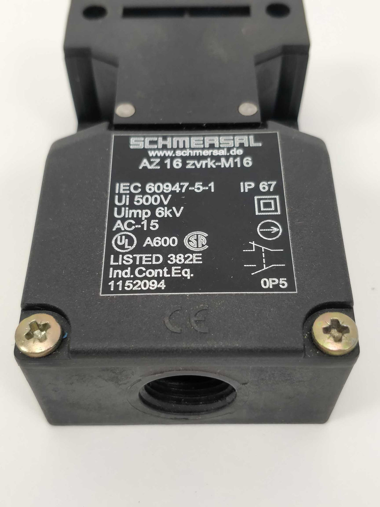 Schmersal 101152094 AZ 16 zvrk-M16 Safety switch