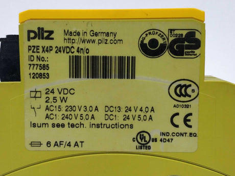 Pilz 777585 PZE X4P 24VDC 4n/o