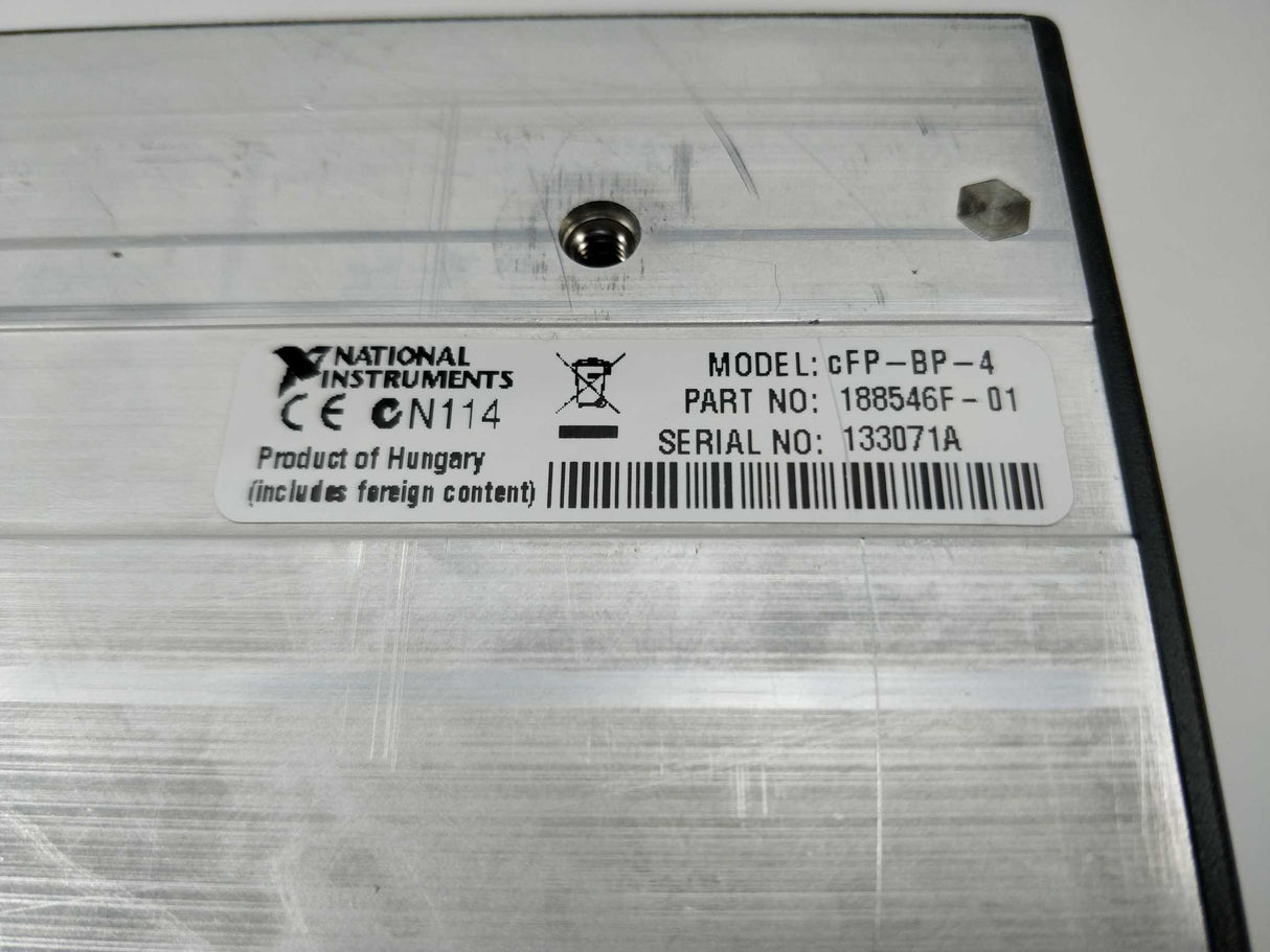 National Instruments 188546F-01 cFP-BP-4 Backplane for compact fieldpoint