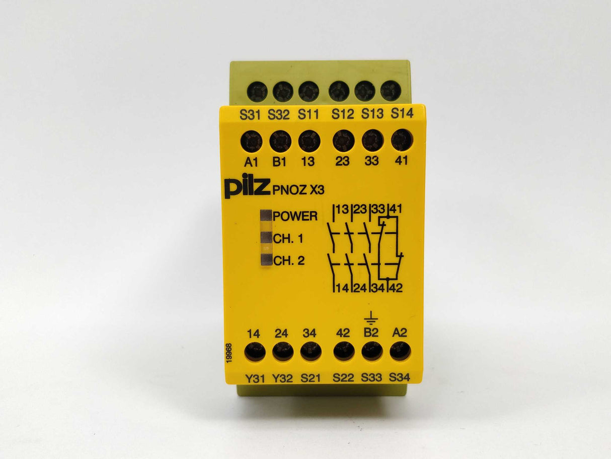 Pilz 774318 PNOZ X3 230VAC 24VDC 3n/o 1n/c 1so