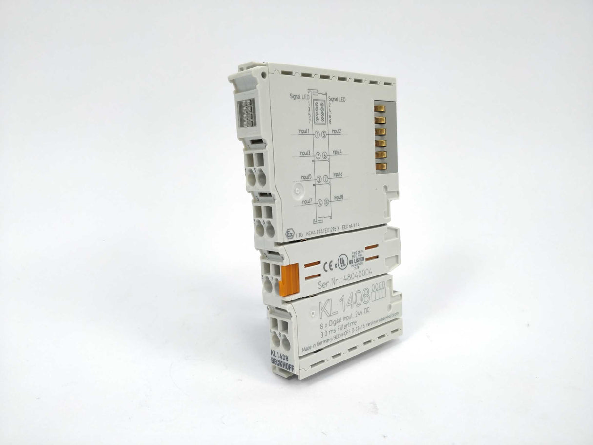 Beckhoff KL1408 8-channel digital input 6 Pcs.