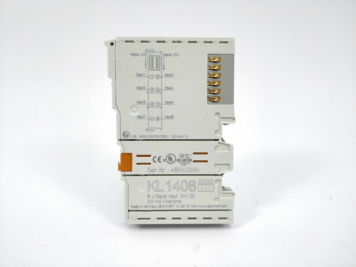 Beckhoff KL1408 8-channel digital input 6 Pcs.