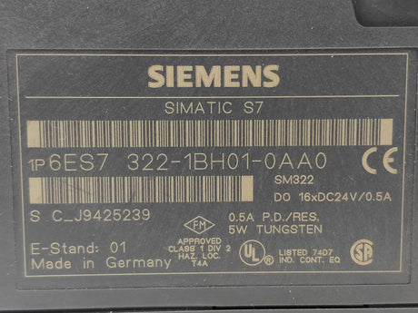 Siemens 6ES7322-1BH01-0AA0 SIMATIC Digital output SM322