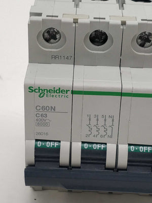 Schneider Electric C60N C63 circuit breaker 26016