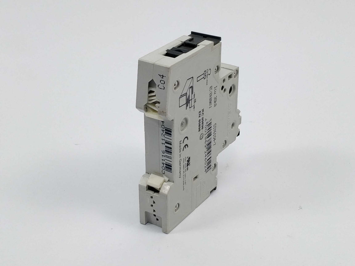 Siemens 5SY6104-7 5SY61 MCB C4 Miniature circuit breaker