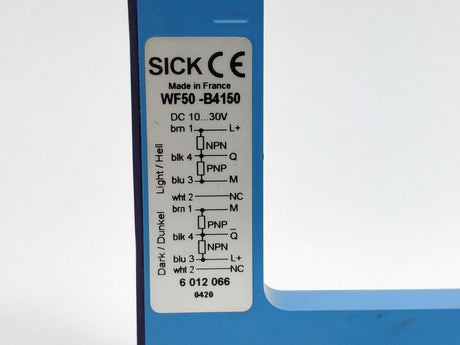 SICK WF50-B4150 Fork Sensors 6012066