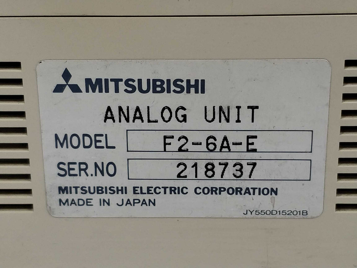 Mitsubishi F2-6A-E Analog unit