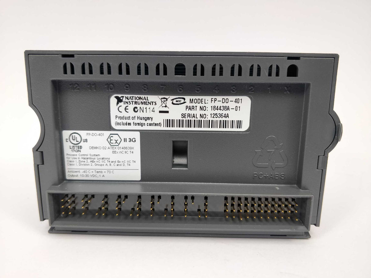 National Instruments 184438A-01 FP-DO-401 16-Ch. Sourcing Discrete Output