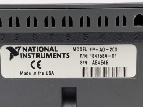 National Instruments 184158A-01 FP-AO-200 8Ch. Current Output