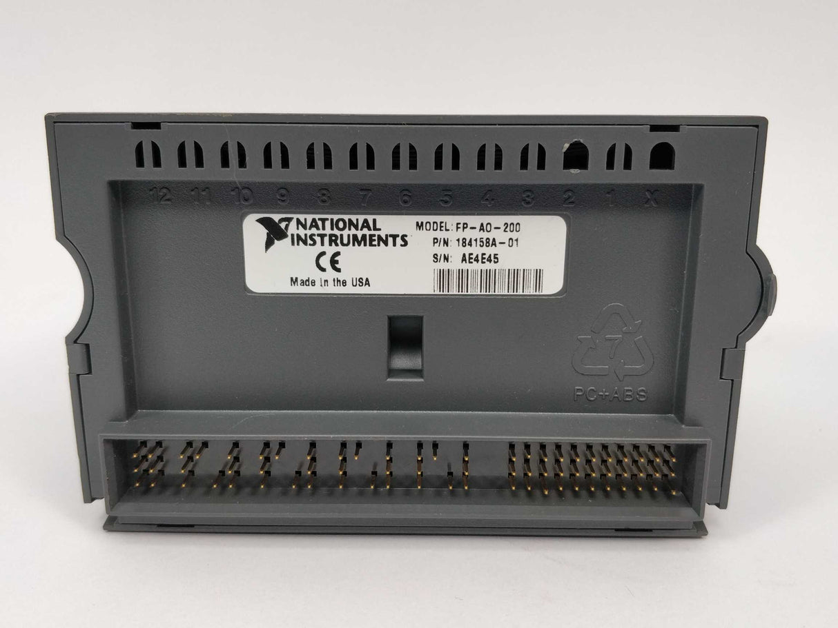 National Instruments 184158A-01 FP-AO-200 8Ch. Current Output