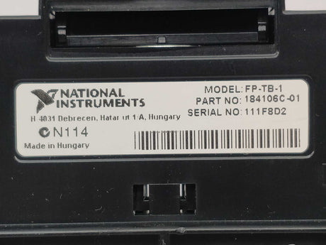 National Instruments 184106C-01 FP-TB-1 Base