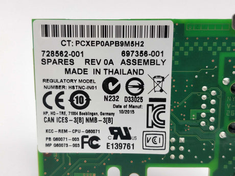 Intel HSTNC-IN01 Ethernet Network card