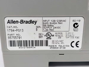 AB 1794-PS13 24VDC Power supply unit, Unused