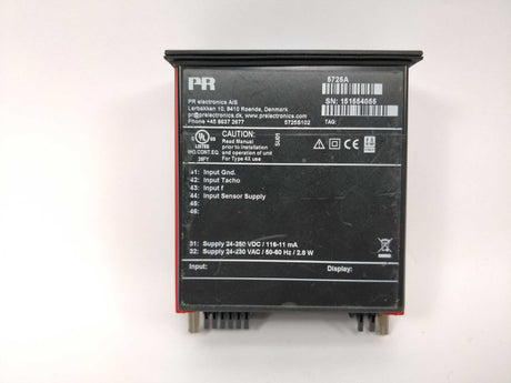 PR Electronics 5725 5725A Programmable frequency indicator