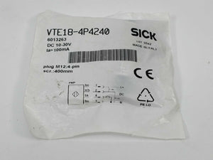 SICK VTE18-4P4240 6013263 Cylindrical photoelectric sensor
