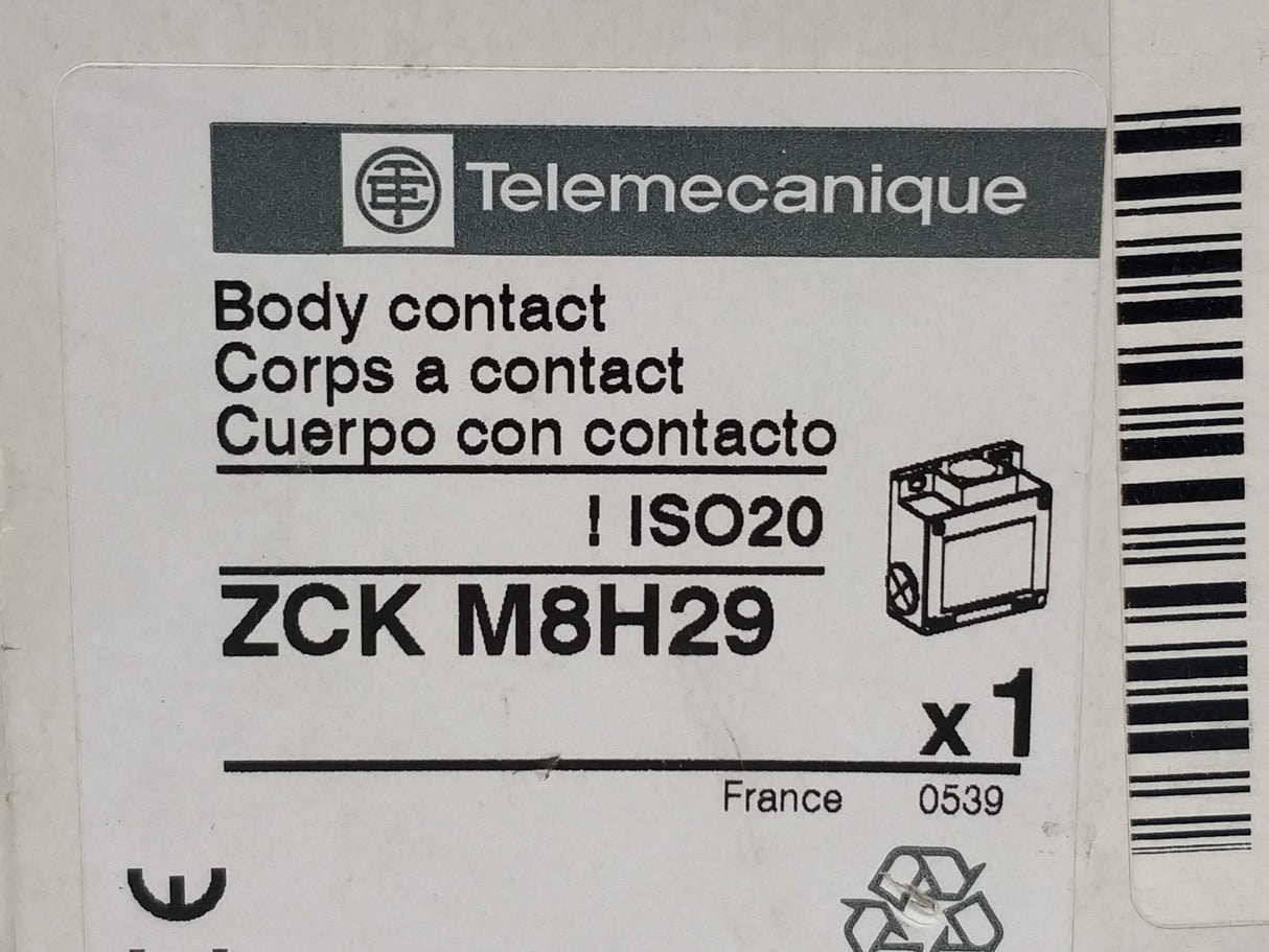 TELEMECANIQUE ZCKM8H29 Body contact