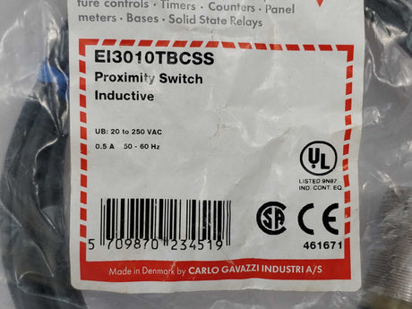 Carlo Gavazzi EI3010TBCSS Proximity switch inductive