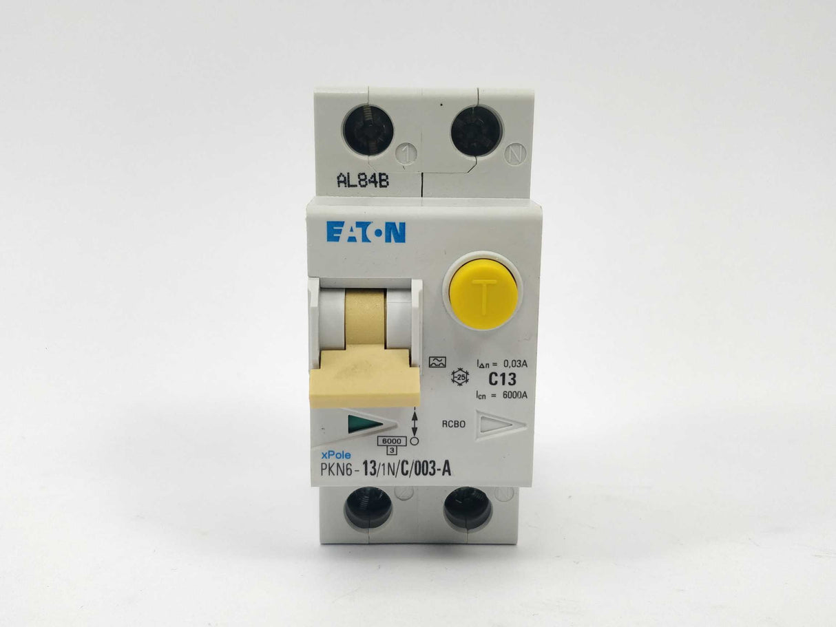 Eaton 236573 PKN6-13/1N/C/003-A-MW RCBO Combined RCD/MCB Device