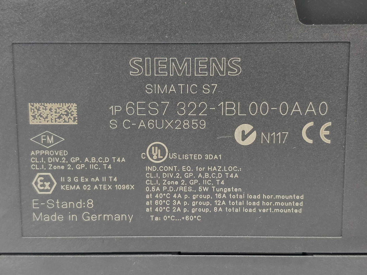 Siemens 6ES7322-1BL00-0AA0 Digital output (204143459853)