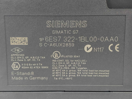Siemens 6ES7322-1BL00-0AA0 Digital output (204143459853)