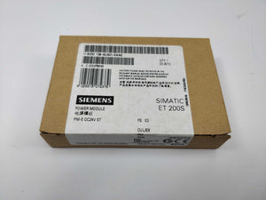 Siemens 6ES7138-4CA01-0AA0 SIMATIC DP, PM-E power modules for ET 200S